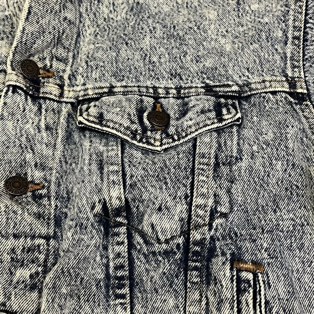 Vintage Levis Jacket Mens Medium Stonewash Denim Trucker 70507-0510 - Picture 4 of 12